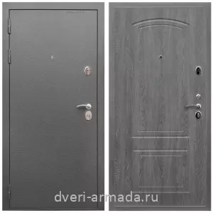 Правые входные двери, Дверь входная Армада Оптима Антик серебро / МДФ 6 мм ФЛ-138 Дуб Филадельфия графит