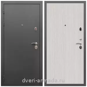 МДФ со стеклянными вставками, Дверь входная Армада Гарант / МДФ 6 мм ПЭ Венге светлый