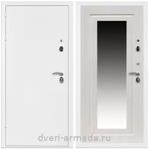 Светлые входные двери, Дверь входная Армада Оптима Белая шагрень / МДФ 16 мм ФЛЗ-120 Дуб белёный