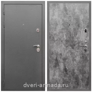 Недорогие, Дверь входная Армада Оптима Антик серебро / МДФ 6 мм ПЭ Цемент темный