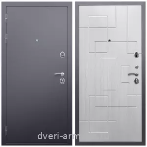 Входные двери толщиной 70 мм, Дверь входная Армада Люкс Антик серебро / МДФ 16 мм ФЛ-57 Белый жемчуг