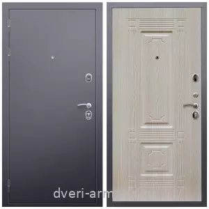 Входные двери 960 мм, Дверь входная Армада Люкс Антик серебро / МДФ 16 мм ФЛ-2 Дуб белёный