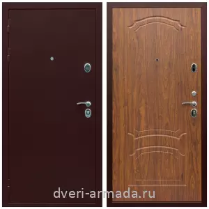 Современные входные двери, Дверь входная утепленная Армада Люкс Антик медь / МДФ 6 мм ФЛ-140 Мореная береза