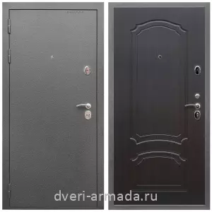 Одностворчатые входные двери, Дверь входная Армада Оптима Антик серебро / МДФ 6 мм ФЛ-140 Венге