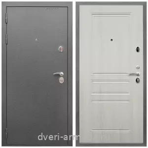 Двери оптом, Металлическая дверь входная Армада Оптима Антик серебро / МДФ 6 мм ФЛ-243 Лиственница беж