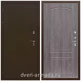 Входные двери для подъезда, Дверь входная железная уличная в дом Армада Термо Молоток коричневый/ ФЛ-138 Дуб филадельфия графит для дачи на заказ от производителя