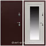 Входные двери со вставками, Дверь входная Армада Люкс Антик медь / ФЛЗ-120 Дуб беленый красивая с замками