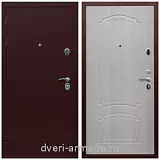 Красивые входные двери, Дверь входная стальная Армада Люкс Антик медь / ФЛ-140 Дуб беленый в офисное помещение с порошковым покрытием
