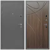 Входные двери толщиной 100 мм, Дверь входная Армада Орбита Антик серебро/ ФЛ-247 эковенге