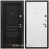Входные двери толщиной 100 мм, Дверь входная Армада Премиум-Н ФЛ-243 Венге / Гладкая белый матовый
