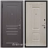 Двери МДФ для квартиры, Дверь квартирная входная железная Армада Экстра ФЛ-243 Эковенге / ФЛ-2 Дуб беленый