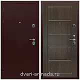 Антивандальные, Антивандальная металлическая  дверь входная Армада Люкс Антик медь / ФЛ-39 Венге с шумоизоляцией с замками высокого класса